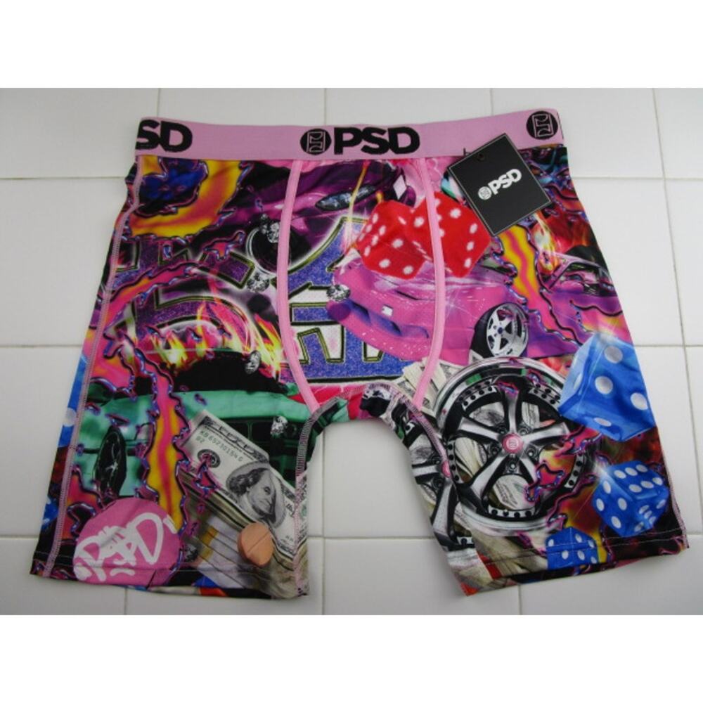 PSD Tuner Drip Men's Size Large Underwear Boxer Briefs‎